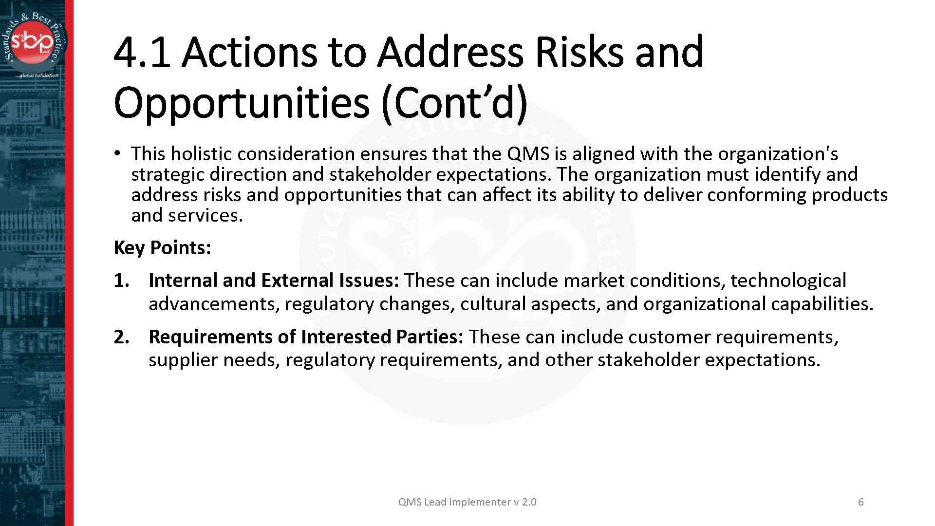 ISO 9001 LI Module 4v2 ISO 9001 LI Module 4 v2_Page6 – Standards and ...