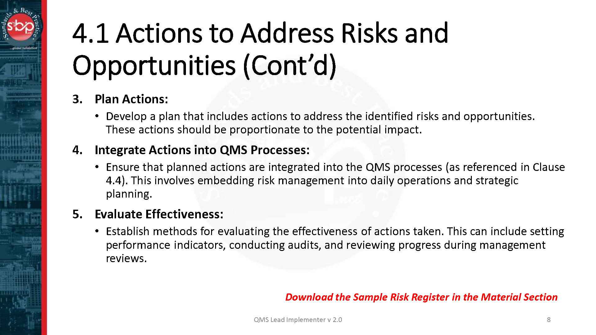 ISO 9001 LI Module 4v2 ISO 9001 LI Module 4 v2_Page8 – Standards and ...