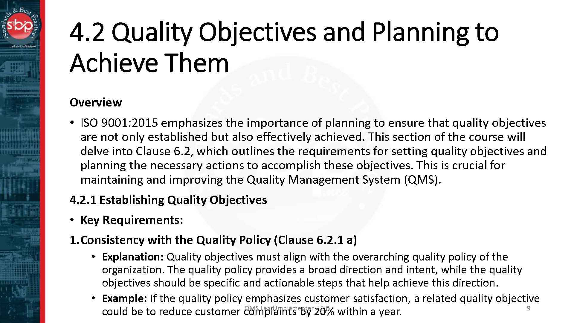 ISO 9001 LI Module 4v2 ISO 9001 LI Module 4 v2_Page9 – Standards and ...