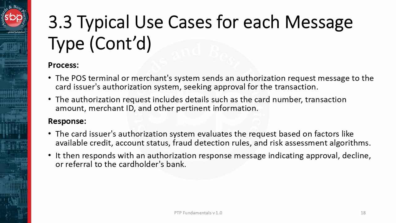 ISO 8583 Mod 3 Slide18 – Standards and Best Practice (SandBP)